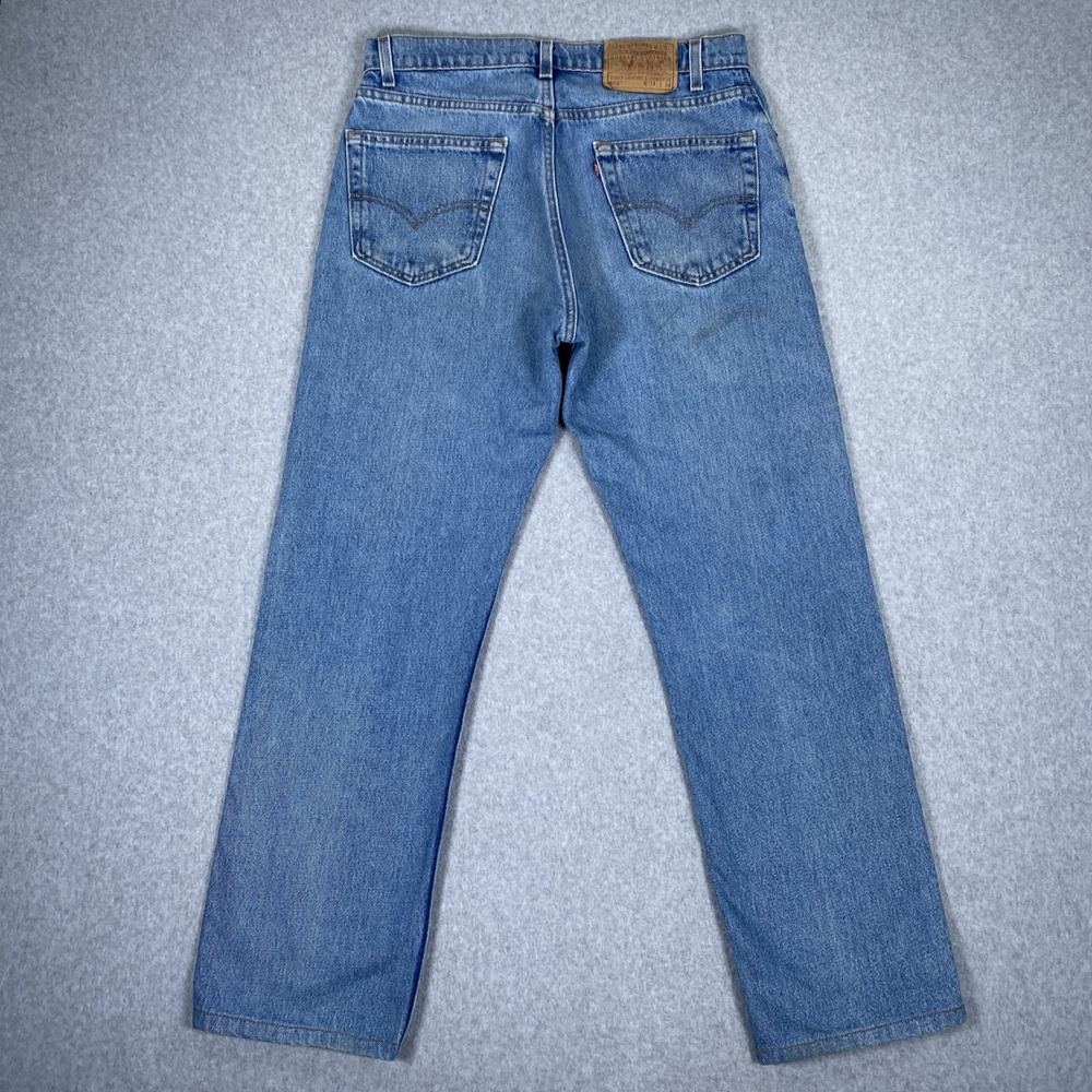 Vintage Levi's 505 Jeans Mens 34x34 (34x30 Actual) Regular Fit Straight USA Made